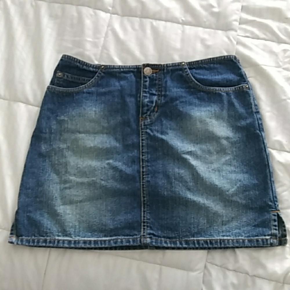 Demin mini skirt